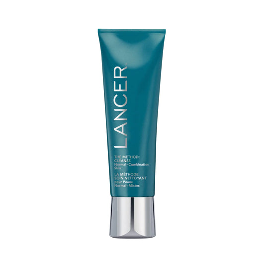 Lancer Skincare The Method: Cleanse Face Cleanser with Salicylic Acid in teal tube, 8 fluid ounces for daily use.